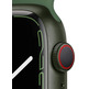 Apple Watch Series 7 GPS/Cellular 45 mm Caja de Aluminio en Verde / Correa deportiva Verde Trebol