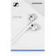 Fones de ouvido in-Ear Sennheiser CX100 Branco