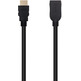 Cabo HDMI 2,0 a HDMI-A Nanocable 1m Negro