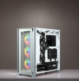 Caja Corsair ICUE 4000X RGB Temeado Glass Blanca