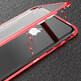 Magnetic Case with Tempered Glass Iphone 7/8 Vermelho