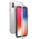 Magnetic Case with Tempered Glass iPhone X/XS Prata