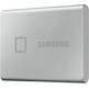 Disco de disco SSD Samsung T7 Touch 500 GB Plata