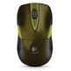 Logitech M525 Wireless Preto / verde