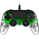 Mando Nacon Compact Wired Illuminado Verde Oficial PS4