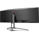 Monitor Gaming Curvo AOC AGON AG493UCX 49 " DQHD Multimídia Negro