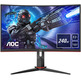 Monitor Gaming Curvo AOC C32G2ZE 31,5 " Full HD Negro