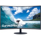 Monitor Profesional Curvo Samsung C27T550FDR 27 " Full HD Multimídia Azul Gris Oscuro