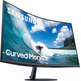 Monitor Profesional Curvo Samsung C27T550FDR 27 " Full HD Multimídia Azul Gris Oscuro