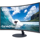 Monitor Profesional Curvo Samsung C27T550FDR 27 " Full HD Multimídia Azul Gris Oscuro