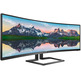 Monitor Ultrapanorámico Curvo Philips 498P9 48,8 " Multimídia Negro