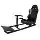 Assento + Suporte de volante e pedais SpeedBlack DS Preto