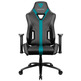 Thunderx3 cadeira gaming yc3 ciano black