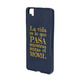 Funda TPU Azul Tacto Goma La Vida - BQ Aquaris M5