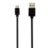 Cable de recarga USB-MicroUSB Universal Negro    