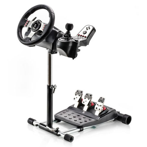 Volante Logitech G27 + adaptador PS4 + suporte Wheel Stand Pro