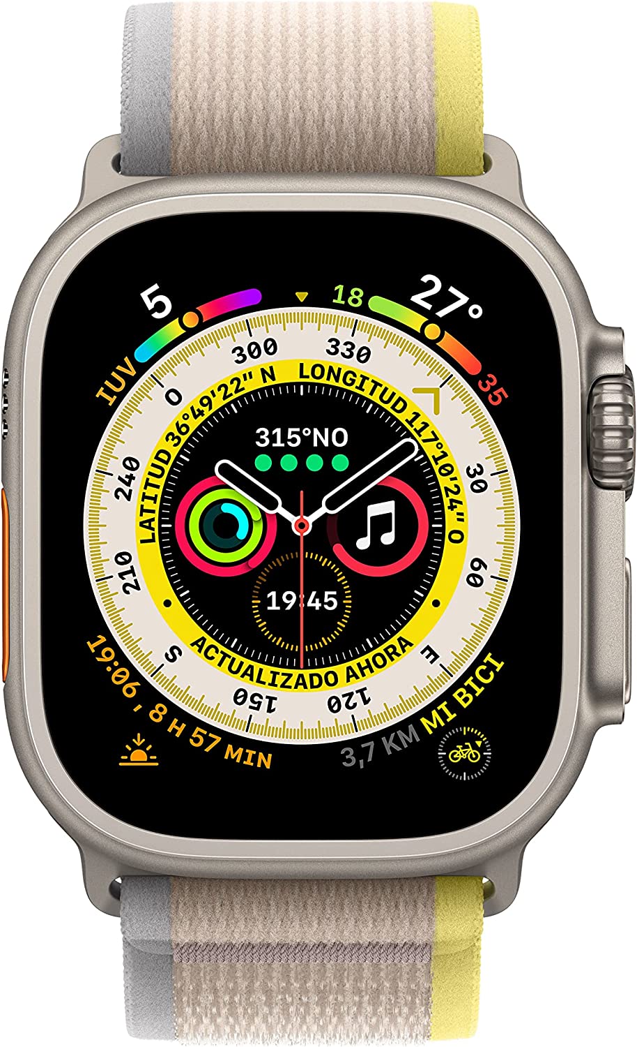 Apple Watch Ultra GPS/Cellular 49mm Amarelo / Beis M/L