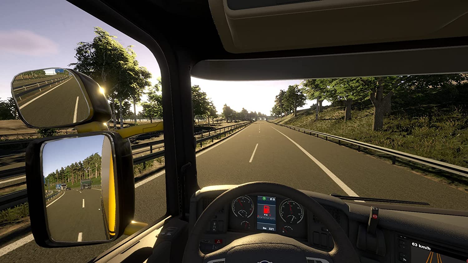 Simulador de caminhão de PS5 e Xbox, On The Road