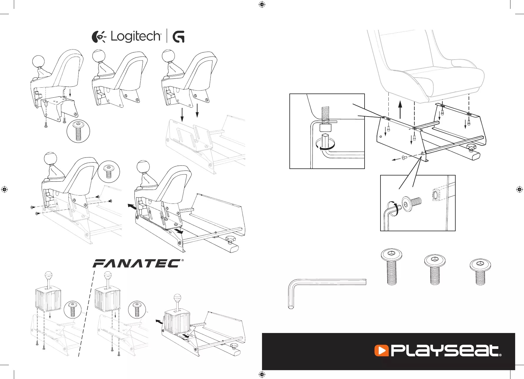 Playseat Soporte de Palanca de Cambio de Velocidades para Logitech
