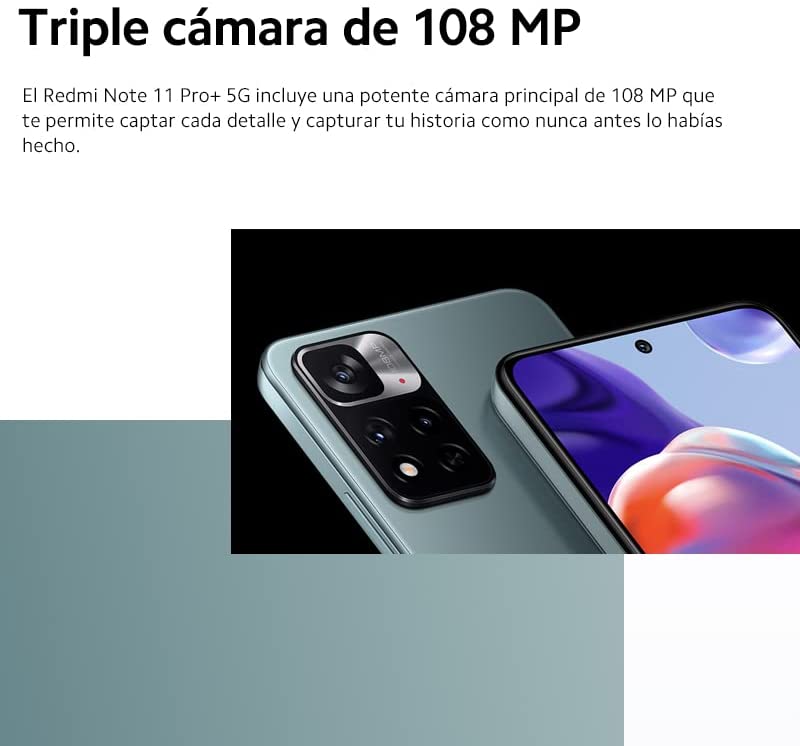 CELULAR XIAOMI REDMI NOTE 11 PRO+ 5G 8GB+128G GRIS