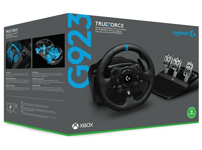 Volante + Pedal Logitech G923 Xbox Serie/one/pc Novo A Vista